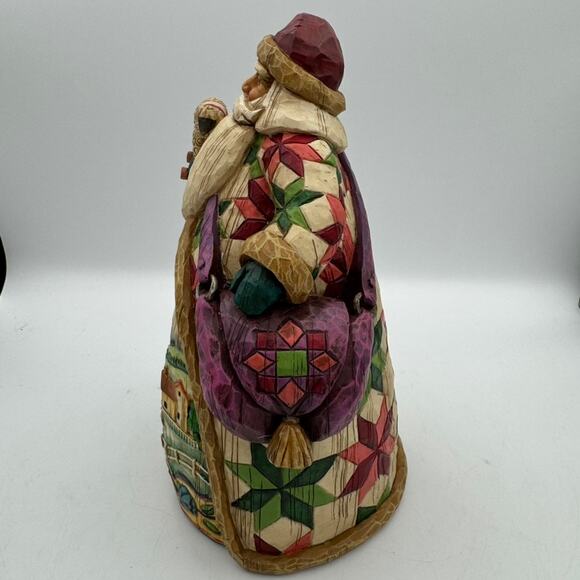 Jim Shore Heartwood Creek O’er The Fields We Go Santa Figurine 112241 Farm Scene - Picture 4 of 8